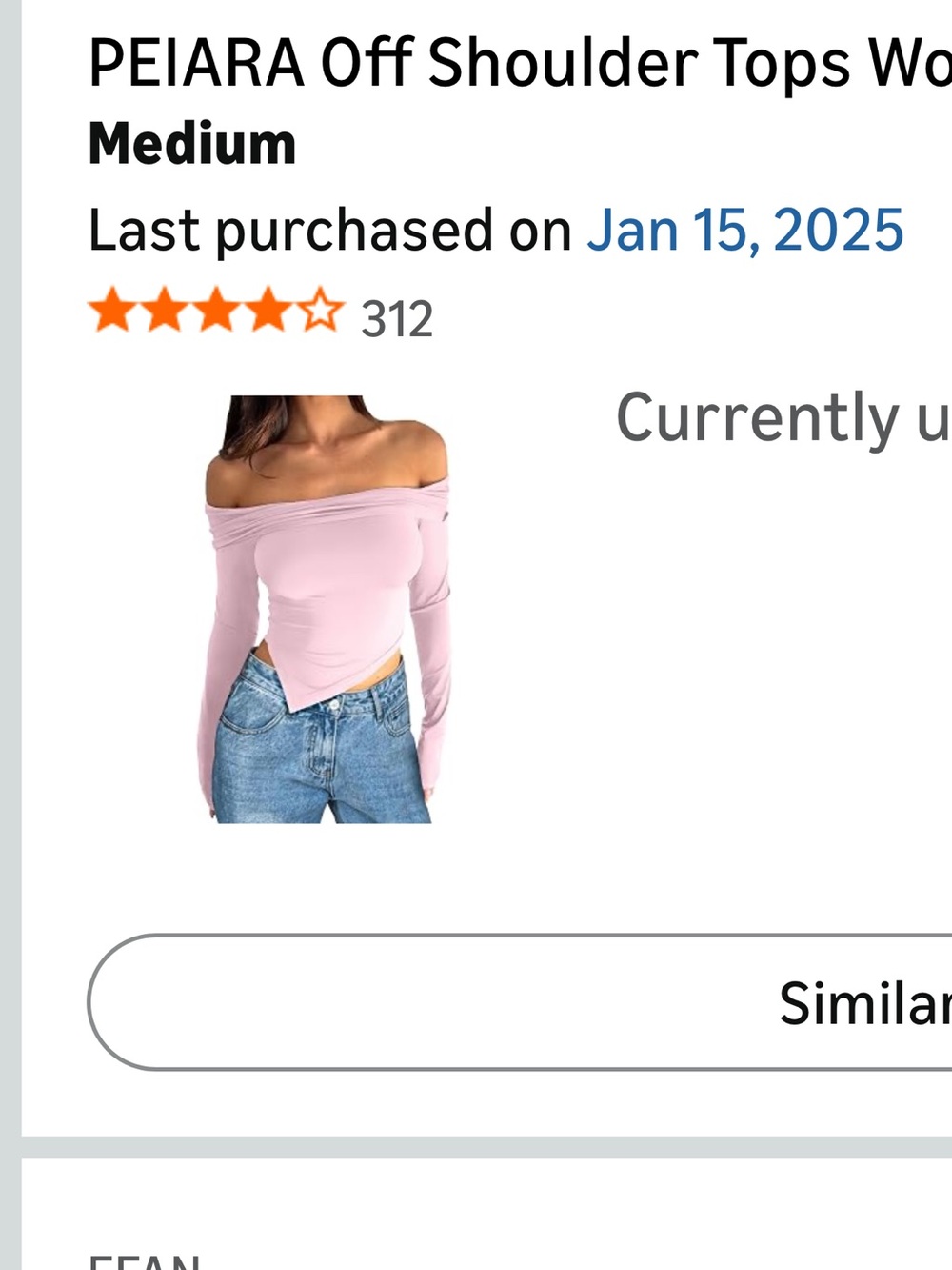 Pink Off-Shoulder Women's Sweater Top